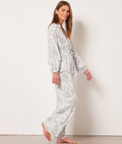 Pantalon De Pyjama Taille Haute -Luxe Lingerie Soldes 653889939 6