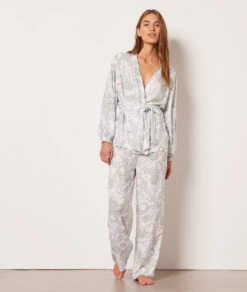 Pantalon De Pyjama Taille Haute -Luxe Lingerie Soldes 653889939 c