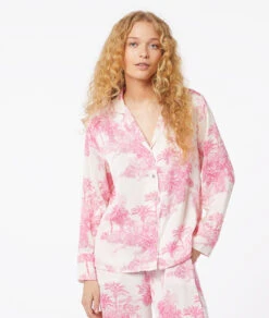 Chemise De Pyjama Imprimée -Luxe Lingerie Soldes 653892739 c