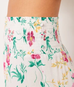 Pantalon De Pyjama Taille Haute Fleuri -Luxe Lingerie Soldes 653893790 b