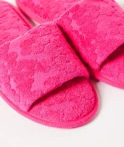 Chaussons Mules Ouvertes -Luxe Lingerie Soldes 653900371 b