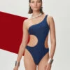 Maillot De Bain 1 Pièce Asymétrique