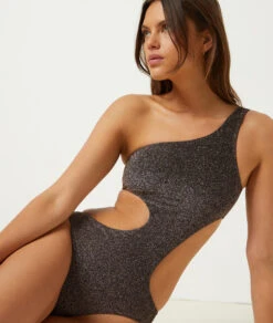Maillot De Bain 1 Pièce Asymétrique