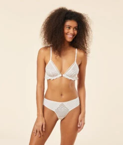 Triangle Sans Armatures Broderie Anglaise 7 Triangle Sans Armatures Broderie Anglaise -Luxe Lingerie Soldes 653911780 6