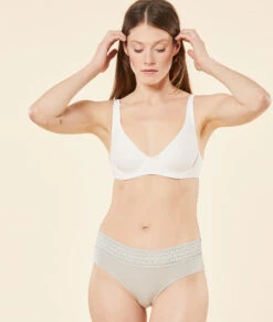 Shorty En Modal Détails Dentelle 7 Shorty En Modal Détails Dentelle -Luxe Lingerie Soldes 653924840 6