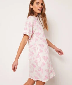 Chemise De Nuit En Lin Mélangé -Luxe Lingerie Soldes 653930080 6