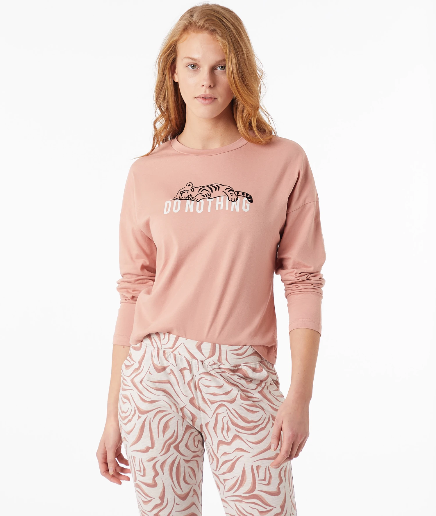 T-shirt Manches Longues Imprimé 100% Coton Biologique 1 T-shirt Manches Longues Imprimé 100% Coton Biologique