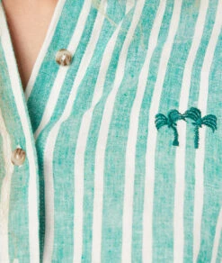 Chemise De Pyjama Rayée -Luxe Lingerie Soldes 653939646 b