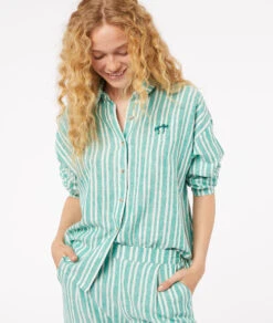 Chemise De Pyjama Rayée