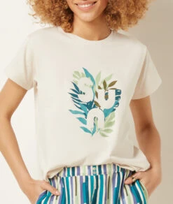 Top Manches Courtes Imprimé