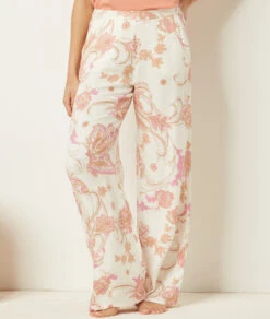 Pantalon De Pyjama Fleuri -Luxe Lingerie Soldes 653942661 6