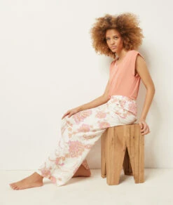 Pantalon De Pyjama Fleuri