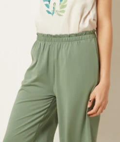 Pantalon De Pyjama 7/8 En Coton 8 Pantalon De Pyjama 7/8 En Coton -Luxe Lingerie Soldes 653947544 b
