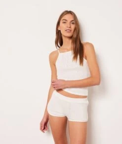 Short De Pyjama En Coton 9 Short De Pyjama En Coton -Luxe Lingerie Soldes 653948280 c