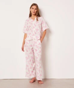 Pantalon De Pyjama 7/8 Imprimé 7 Pantalon De Pyjama 7/8 Imprimé -Luxe Lingerie Soldes 653948580 6