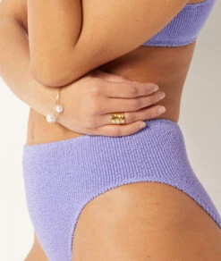 Culotte Bikini Taille Haute En Matière Extensible Bas De Maillot -Luxe Lingerie Soldes 653979010 b