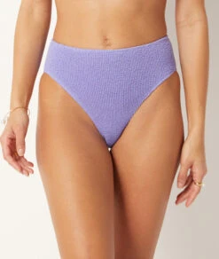Culotte Bikini Taille Haute En Matière Extensible Bas De Maillot
