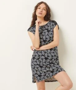 Chemise De Nuit Imprimé -Luxe Lingerie Soldes 654050505 6