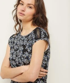 Chemise De Nuit Imprimé -Luxe Lingerie Soldes 654050505 b