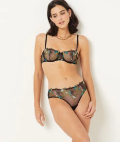Hipster En Tulle Brodé -Luxe Lingerie Soldes 654055805 6
