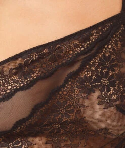 Body Dentelle Bretelle Asymétrique -Luxe Lingerie Soldes 654061405 b