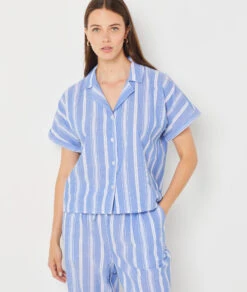 Chemise De Pyjama Manches Courtes -Luxe Lingerie Soldes 654062222 6