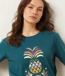 T-shirt Imprimé Ananas 7 T-shirt Imprimé Ananas -Luxe Lingerie Soldes 654064745 b