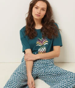 T-shirt Imprimé Ananas 9 T-shirt Imprimé Ananas -Luxe Lingerie Soldes 654064745 d