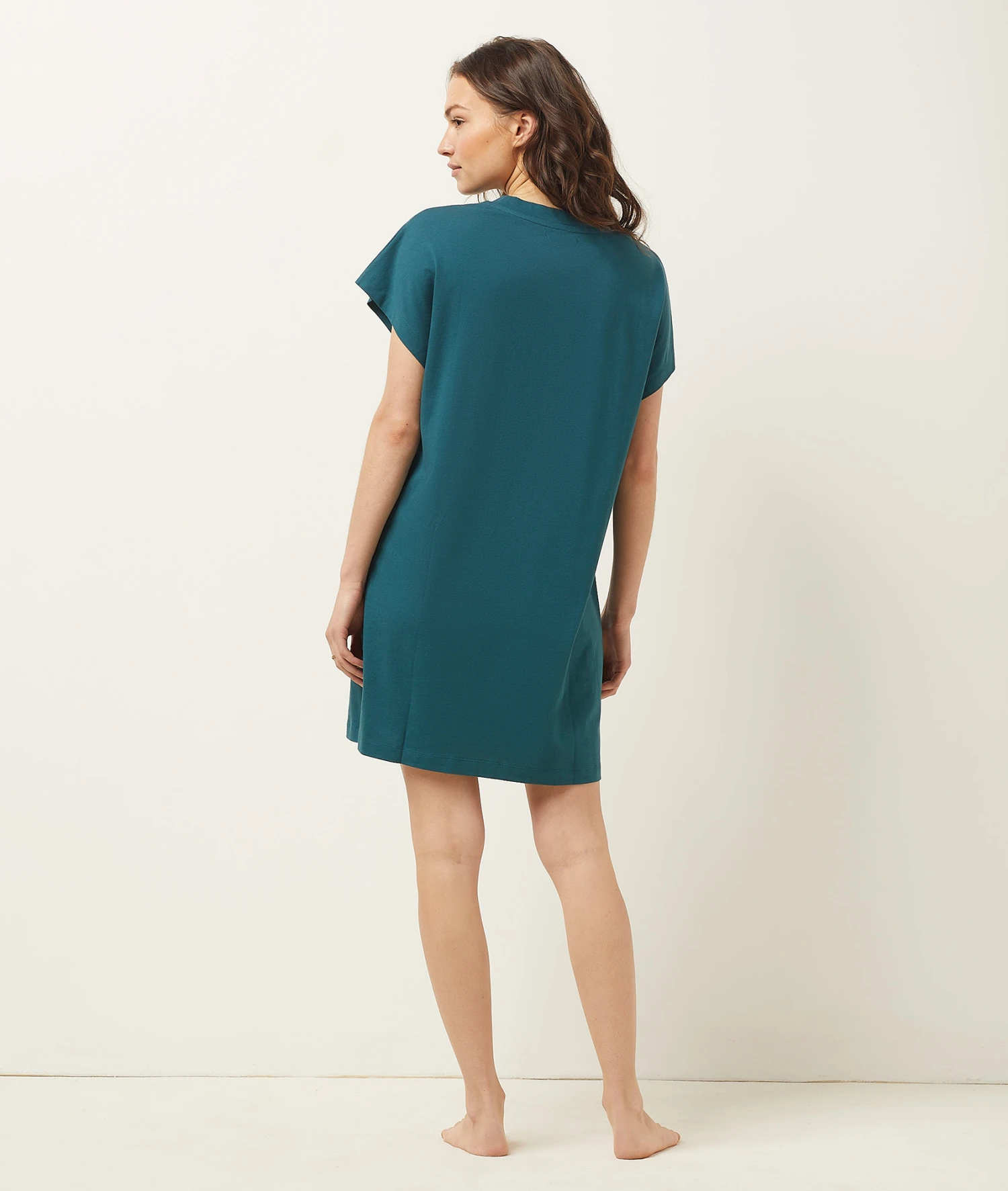 Chemise De Nuit Imprimé Palmier 2 Chemise De Nuit Imprimé Palmier - Image 2