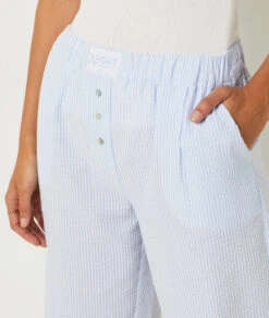 Pantalon De Pyjama En Coton Mélangé -Luxe Lingerie Soldes 654067920 b