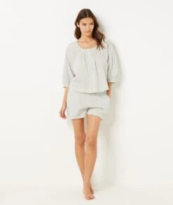 Chemise De Pyjama 100% Coton 7 Chemise De Pyjama 100% Coton -Luxe Lingerie Soldes 654068780 6
