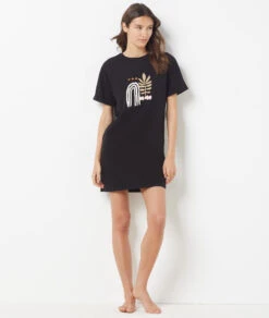 Chemise De Nuit 100% Coton -Luxe Lingerie Soldes 654069805 6