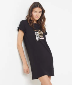 Chemise De Nuit 100% Coton -Luxe Lingerie Soldes 654069805 c