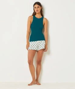 Short De Pyjama Imprimé 7 Short De Pyjama Imprimé -Luxe Lingerie Soldes 654071080 6