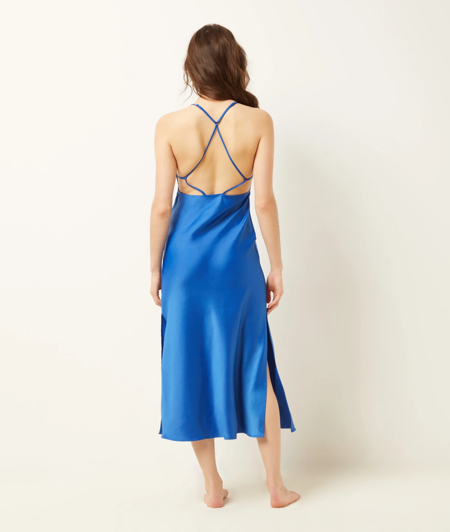 Nuisette Longue Satinée 2 Nuisette Longue Satinée - Image 2