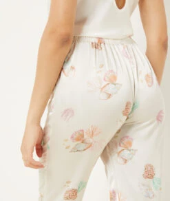 Pantalon De Pyjama Satiné Coupe évasée -Luxe Lingerie Soldes 654076906 b