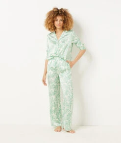 Pantalon De Pyjama Imprimé Coupe évasée