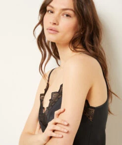 Nuisette Détails Dentelle -Luxe Lingerie Soldes 654085305 b