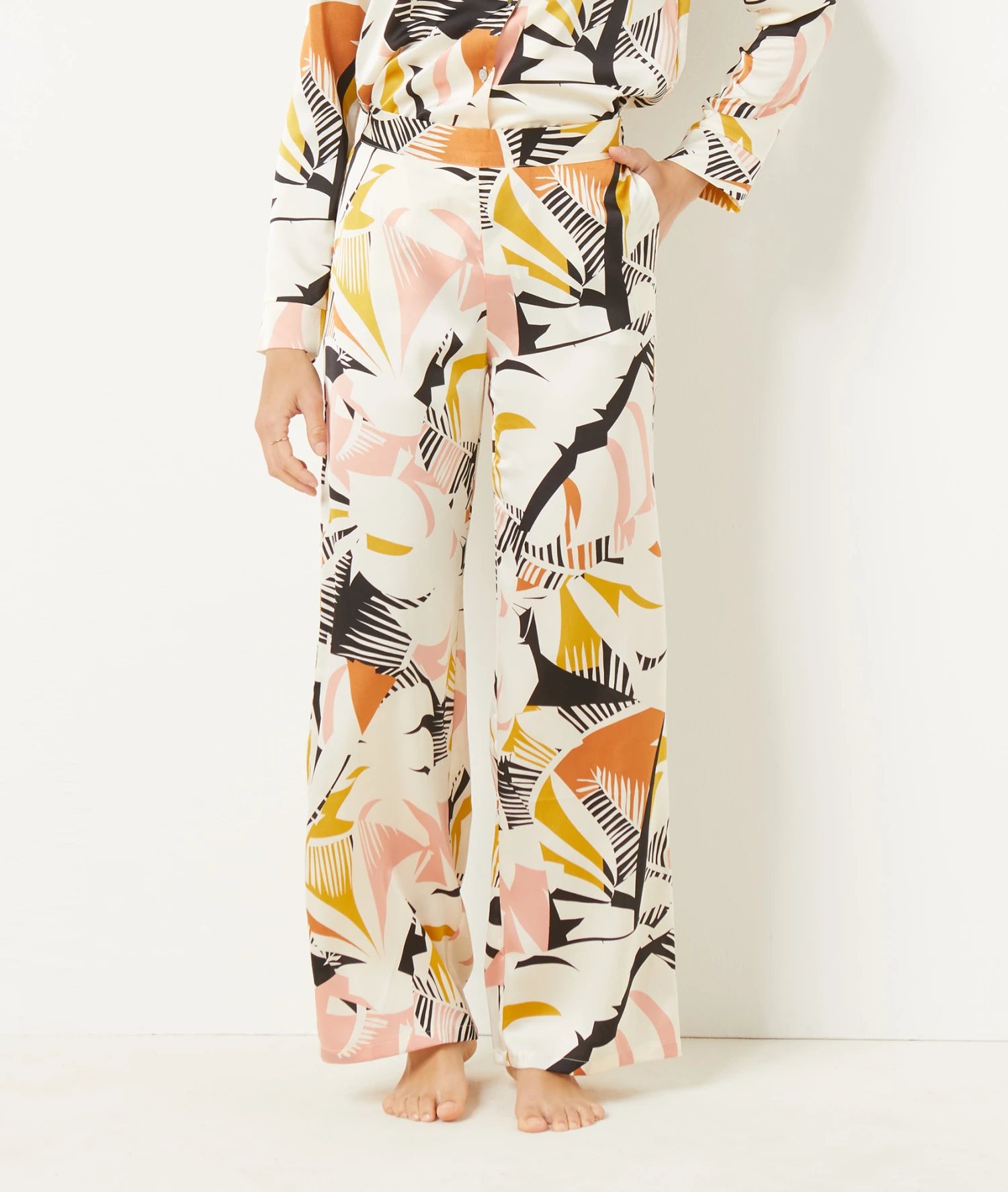 Pantalon De Pyjama Coupe Evasée 3 Pantalon De Pyjama Coupe Evasée - Image 3