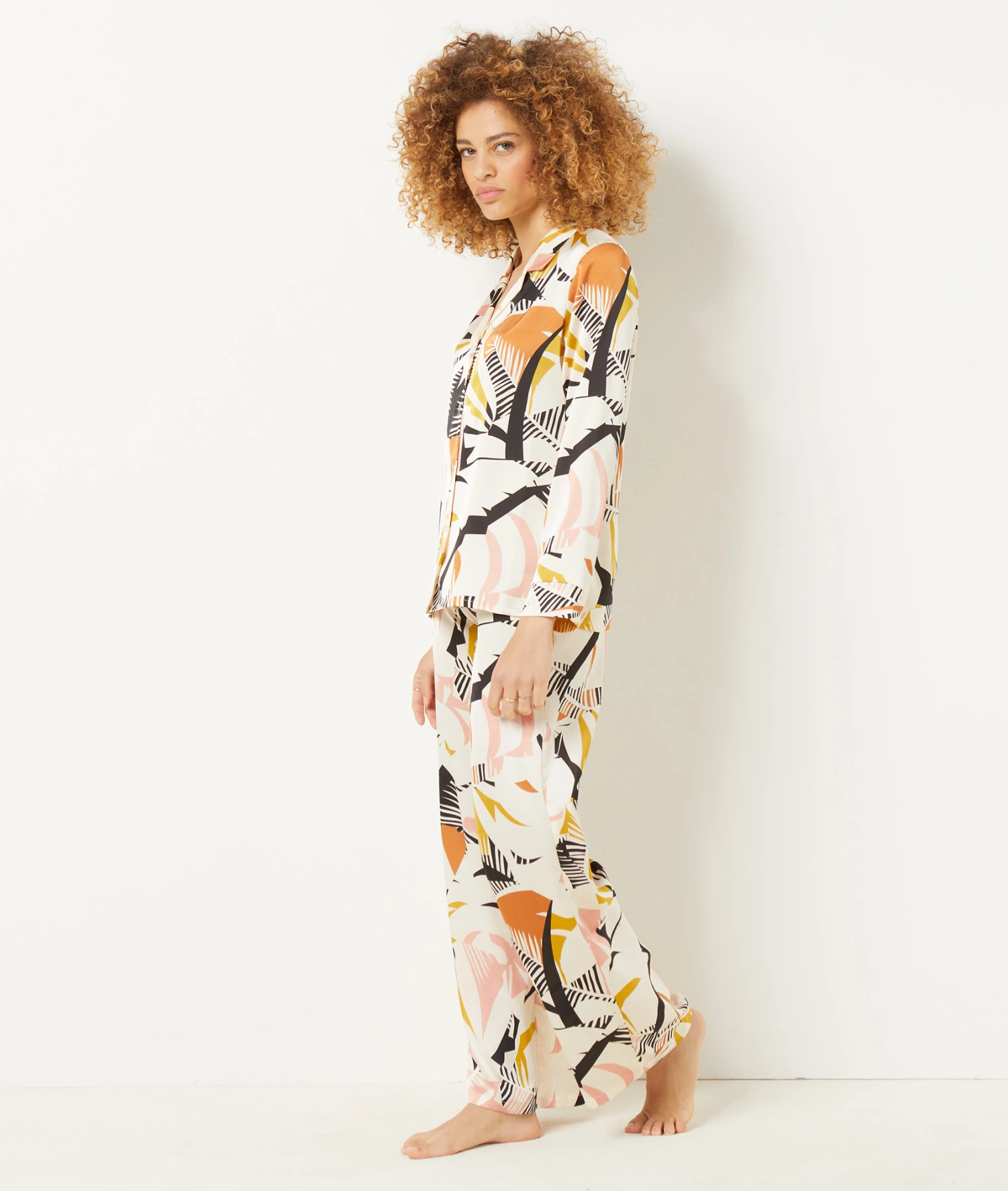 Pantalon De Pyjama Coupe Evasée 5 Pantalon De Pyjama Coupe Evasée - Image 5