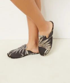 Chaussons Mules Satin
